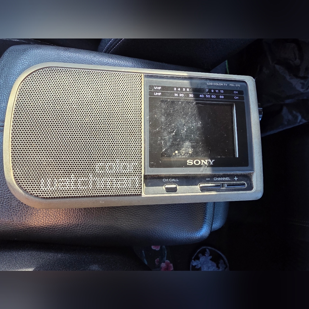 Sony color watchman grey battery operated